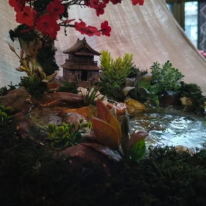 Jardim Japonês Artesanal com Lago